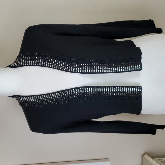 🎉HP🎉Calvin Klein ♥️NWT♥️ Black Jeweled Sweater!♥️♥️♥️ - Picture 13 of 16